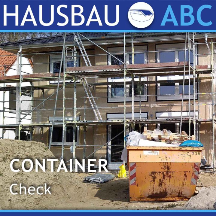 Hausbau-ABC: Container für Bauschutt