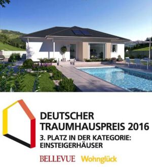 Deutscher Traumhauspreis 2016 | 3. Platz in der Kategorie: Einsteigerhäuser