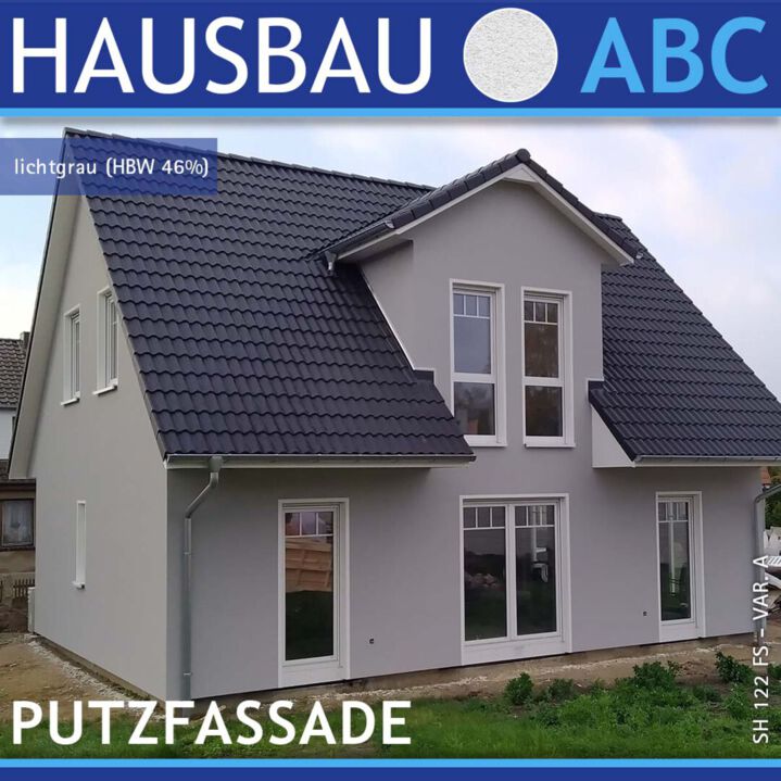 Hausbau-ABC: Putzfassade in Lichtgrau