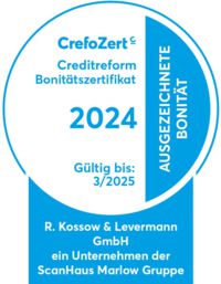 Das CrefoZert 2023 Siegel