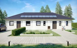 Fertighaus Mehrgenerationenhaus Bungalow SH 126 B EW