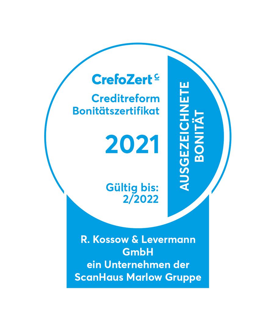 Ausgezeichnete Bonität 2021 CrefoZert